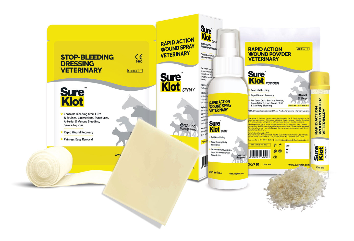 SureKlot™ Animal Emergency Bleed Pack